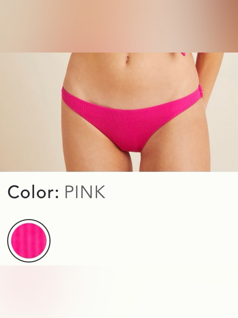 Vitamin A pink luciana bottoms nwot